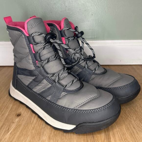 Sorel Kids Boots - Gray and Pink - Picture 1 of 9